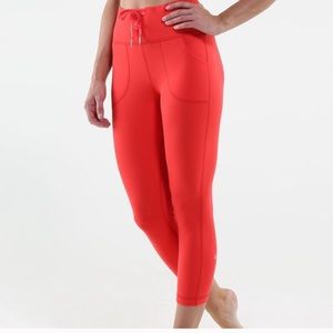 Lululemon Drawstring Crop Leggings Size 8